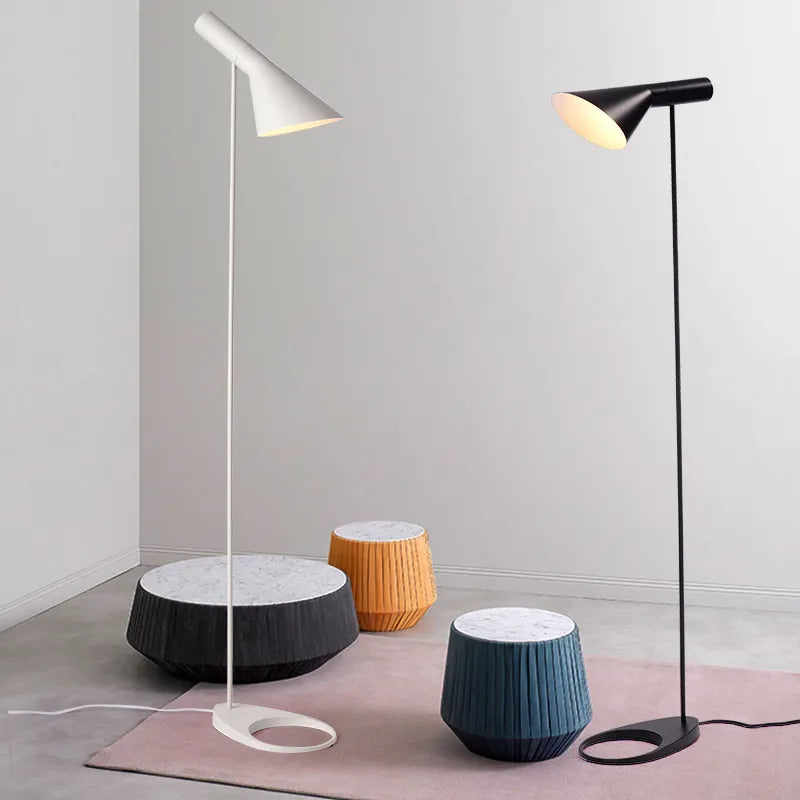 Arne Jacobsen Inspired Scandinavian Design Floor Lamp
