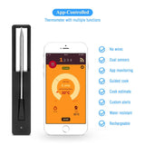 Termómetro inalámbrico para carne: indicador inteligente de cocción en cocina y barbacoa con Bluetooth