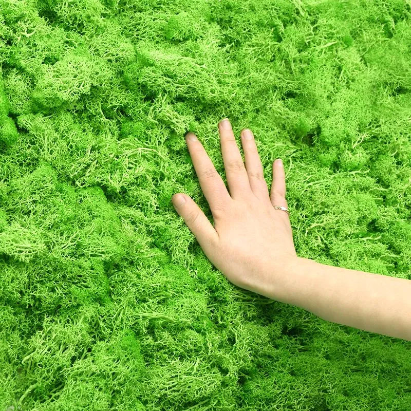 Musgo de plantas verdes artificiales
