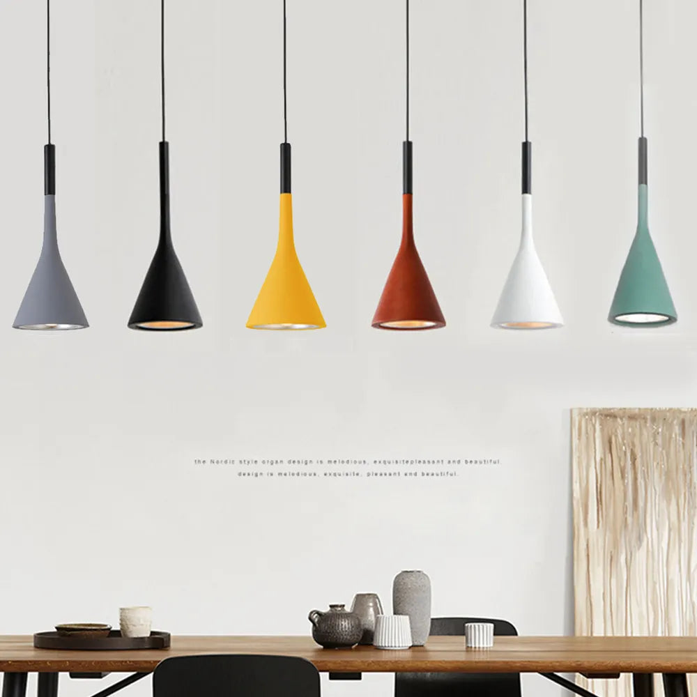 Lampes suspendues minimalistes modernes à 3 têtes