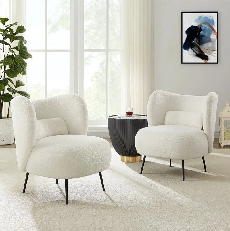 Nordic Fabric Single Sofa Chair