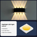 Modern LED Wall Lamp: Sleek Outdoor & Indoor Lighting Solution