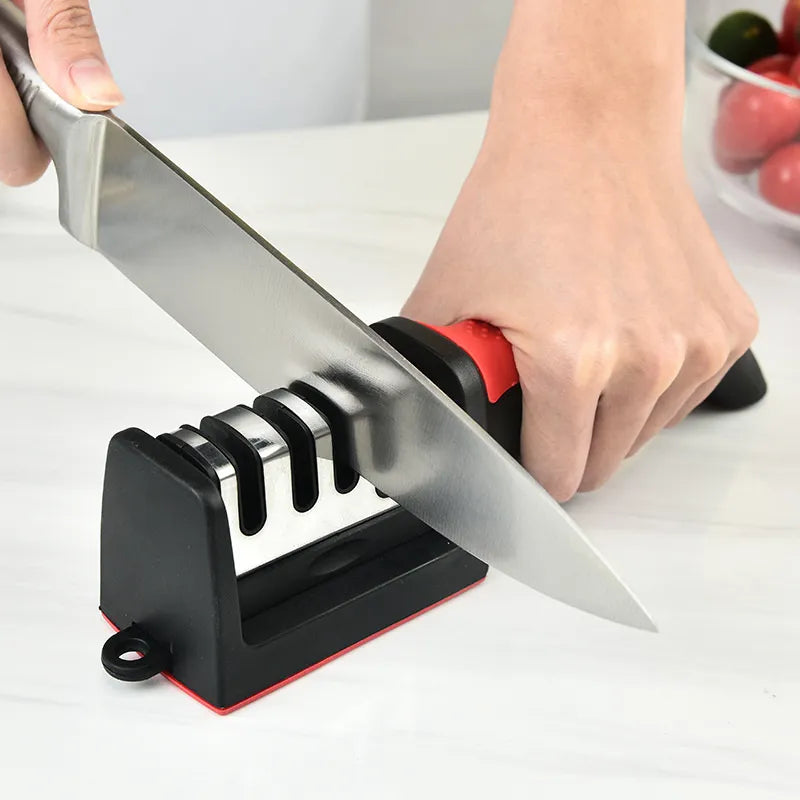 Afilador de cuchillos tipo 3/4 etapas - Afilador rápido doméstico