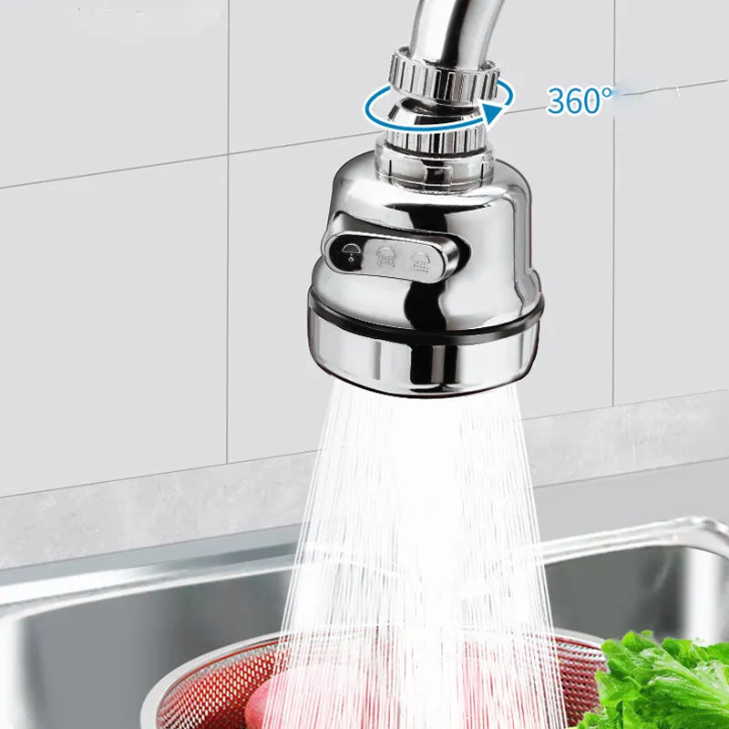 Universal Kitchen Faucet Adapter with 360° Rotation