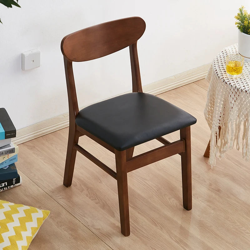 Chaise de salle à manger ergonomique en bois