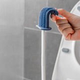 Silicone TPR Toilet Brush and Holder Set
