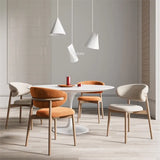 Modern Ergonomic Wooden Dining Chairs