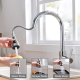 Nickel Brushed Pull-Out Kitchen Faucet
