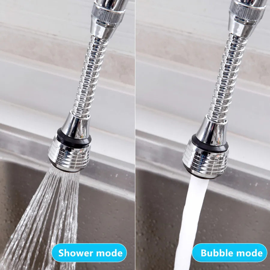 360-Degree Adjustable Faucet Extension Tube