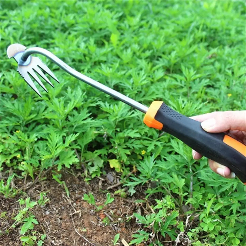 Multifunctional Weeder: Dual-Purpose Stainless Steel Garden Tool