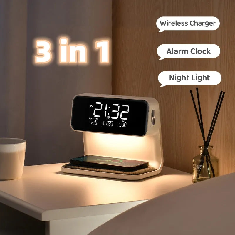 Creative 3-in-1 Bedside Lamp