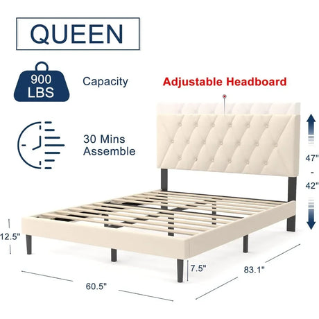 Estructura de cama robusta y eficiente