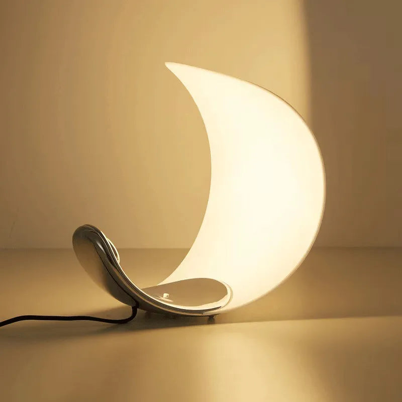 Lámpara de escritorio de lectura italiana Crescent Moonlight - Estilo nórdico