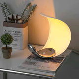 Lampe de bureau de lecture italienne en forme de croissant de lune - Style nordique