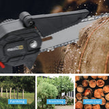 Gisam 6-Inch Rechargeable Electric Chainsaw