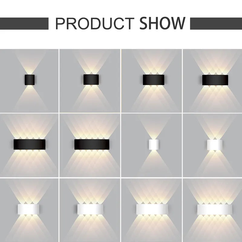 Lámpara de pared LED moderna: elegante solución de iluminación para interiores y exteriores