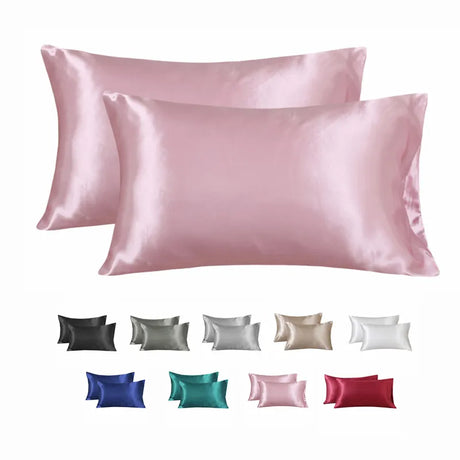 Satin Hair Beauty Pillowcase – Comfortable Home Decor Pillow Cover