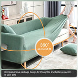 Elastic Geometric Sofa Covers