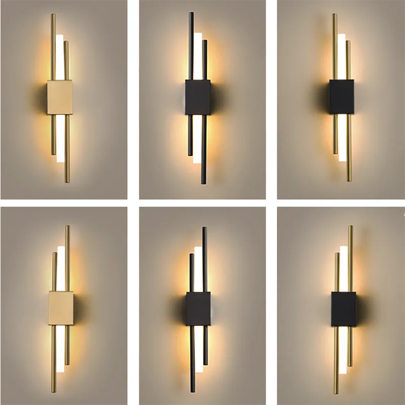 Lámpara de pared LED minimalista contemporánea