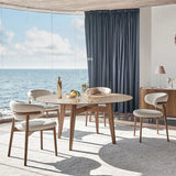 Modern Ergonomic Wooden Dining Chairs