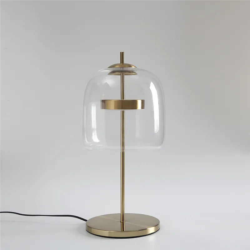 Modern Glass Lampshade LED Table Lamp
