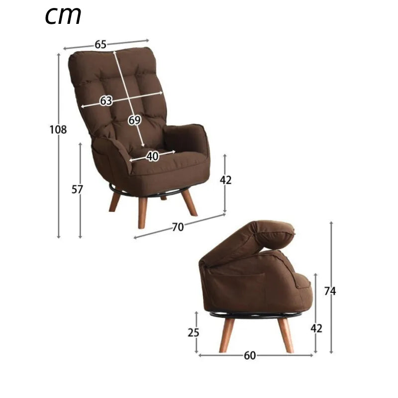 Contemporary Swivel Accent Arm Chair