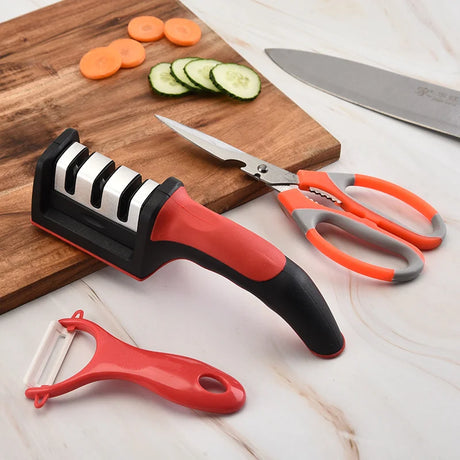 Knife Sharpener 3/4-Stage Type - Household Quick Sharpener