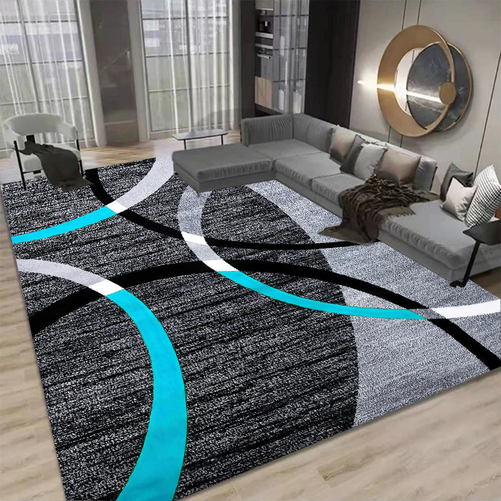 Nordic Geometric Carpet – Modern Luxury Decor for Living Room