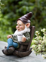 Gnome Dwarf Rocking Chair Ornament