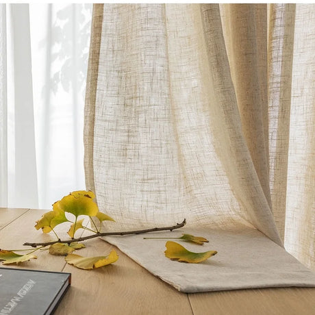Modern Linen Sheer Curtains