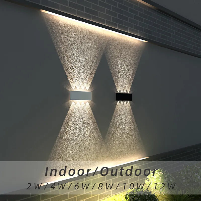 Modern LED Wall Lamp: Sleek Outdoor & Indoor Lighting Solution