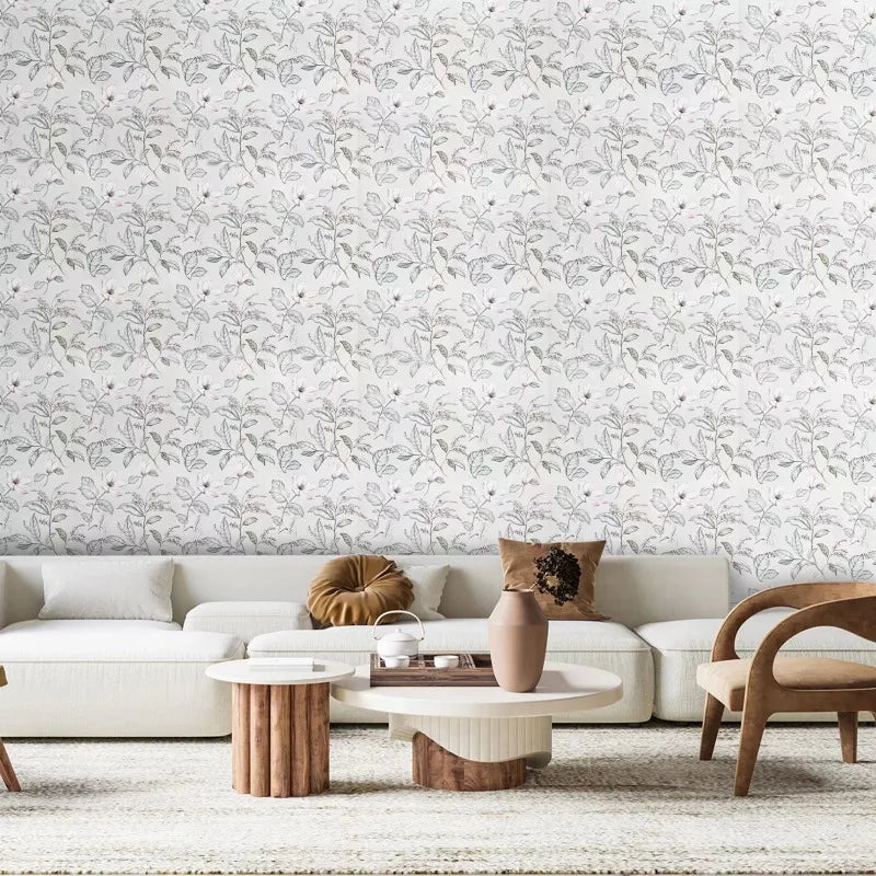 Self-Adhesive Floral Wallpaper for Elegant Interiors