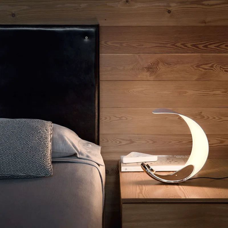 Italian Crescent Moonlight Reading Desk Lamp - Nordic Style