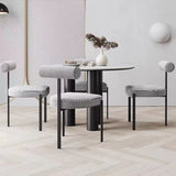 Chaise de salle à manger minimaliste style célébrité