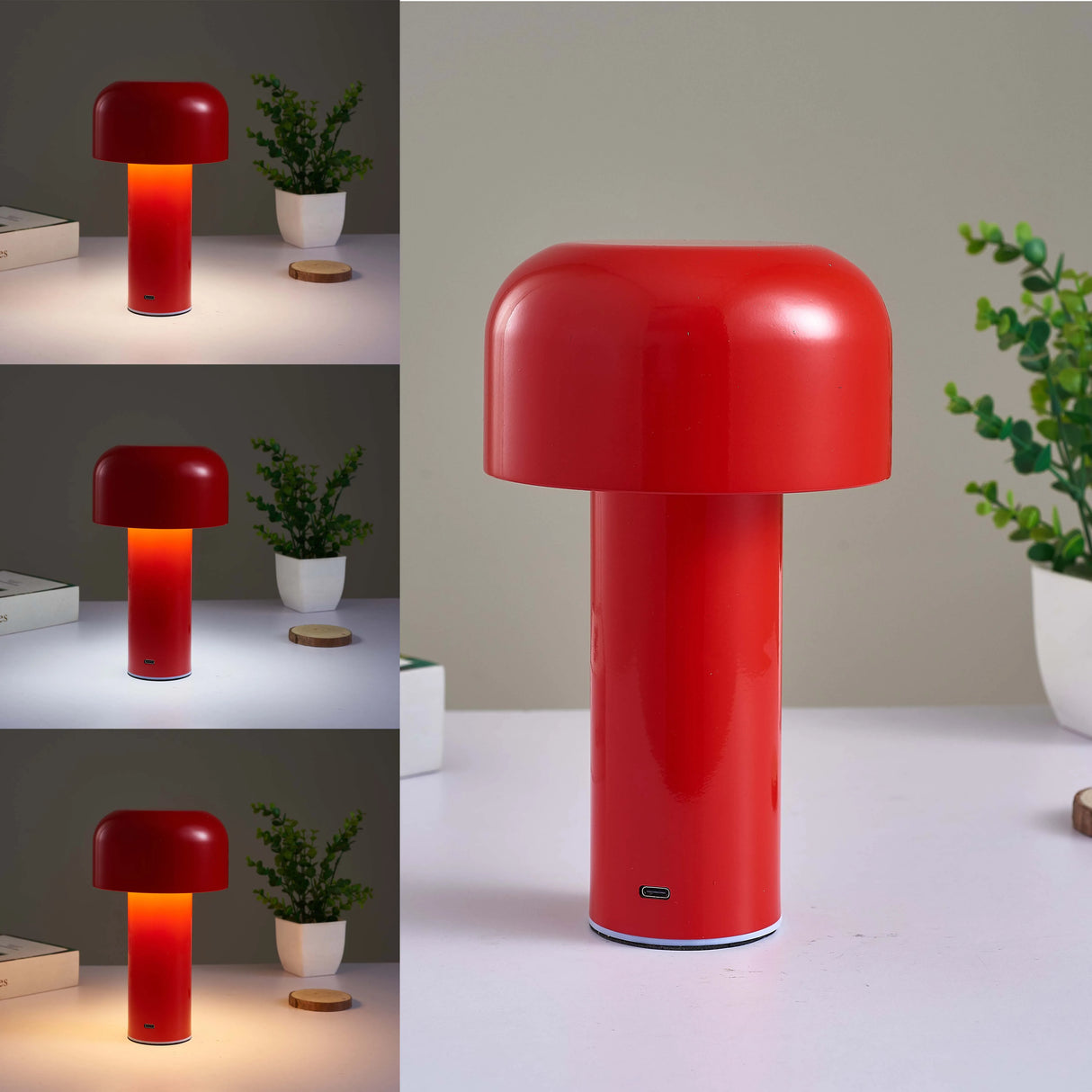 Lampe de table champignon de designer italien