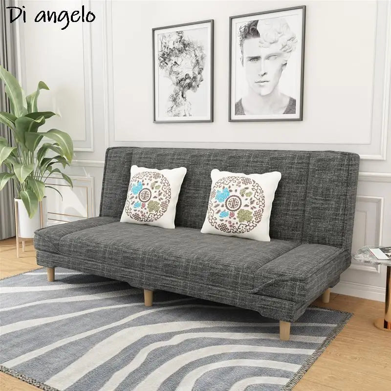 Elegant Nordic Fabric Sofa Bed