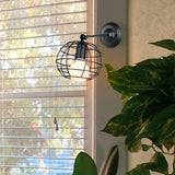 Industrial Vintage Wire Cage Wall Sconce