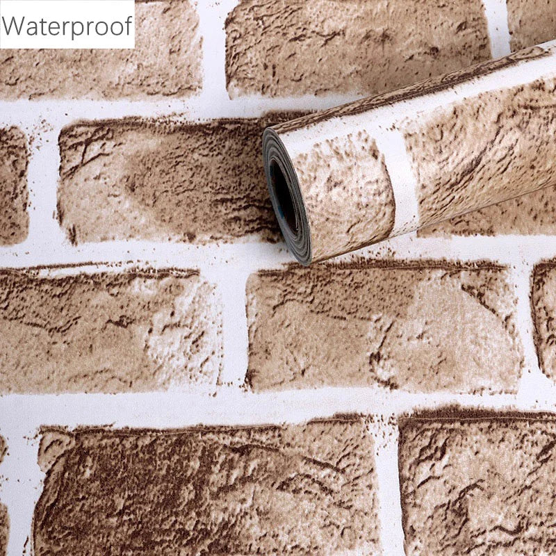 Self-Adhesive Brick Wallpaper for Modern Spaces