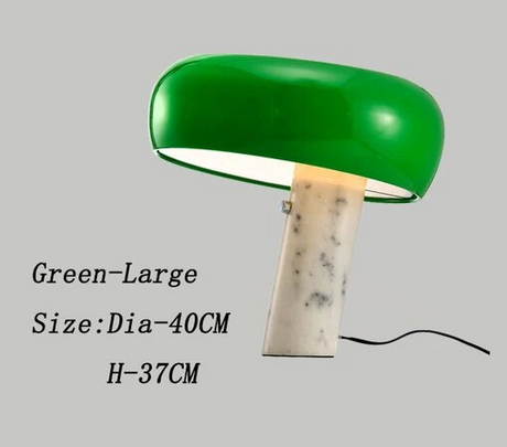 Lampe de table champignon en marbre
